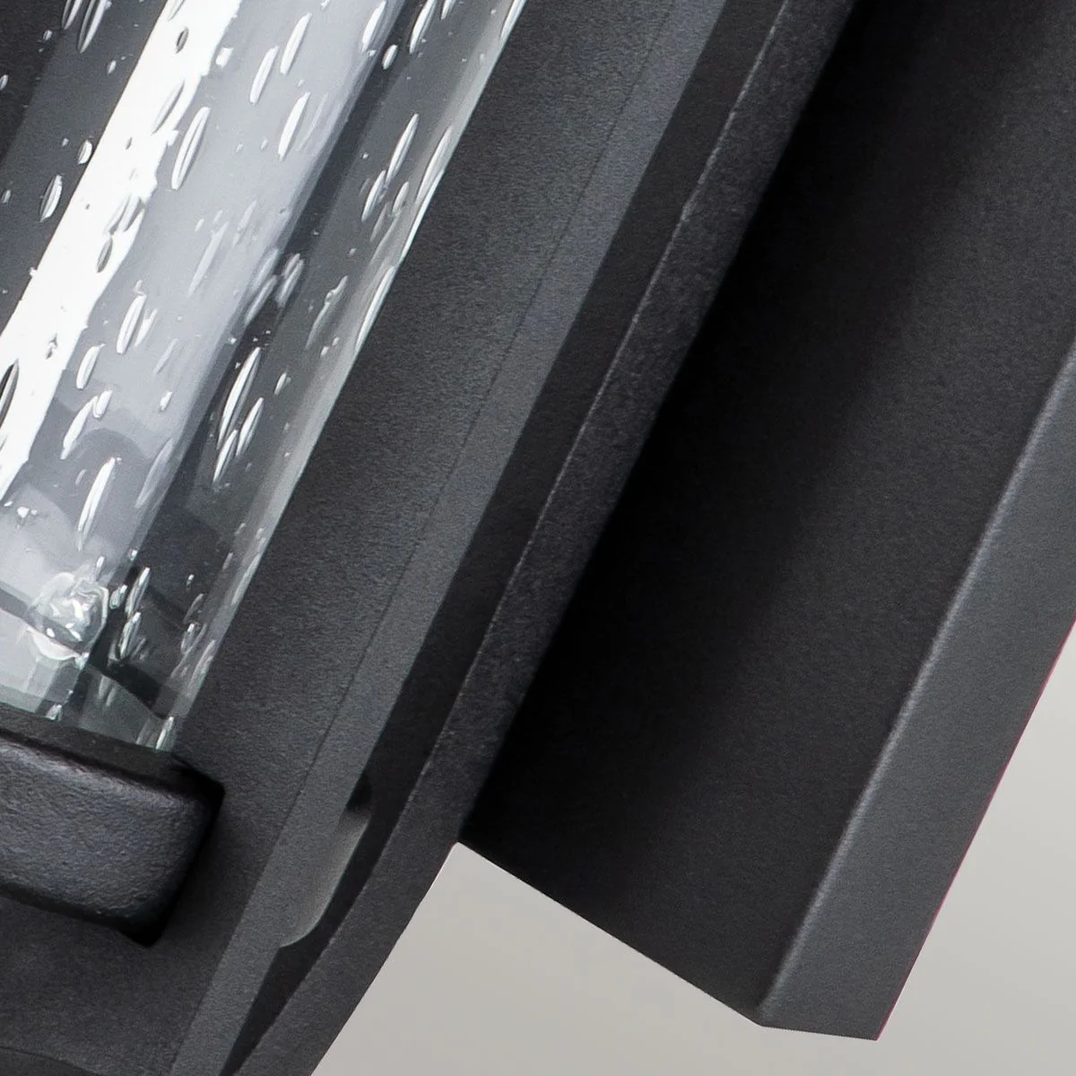 Merrill 1 Light Small Wall Lantern - Black E27 IP44 - Image 5