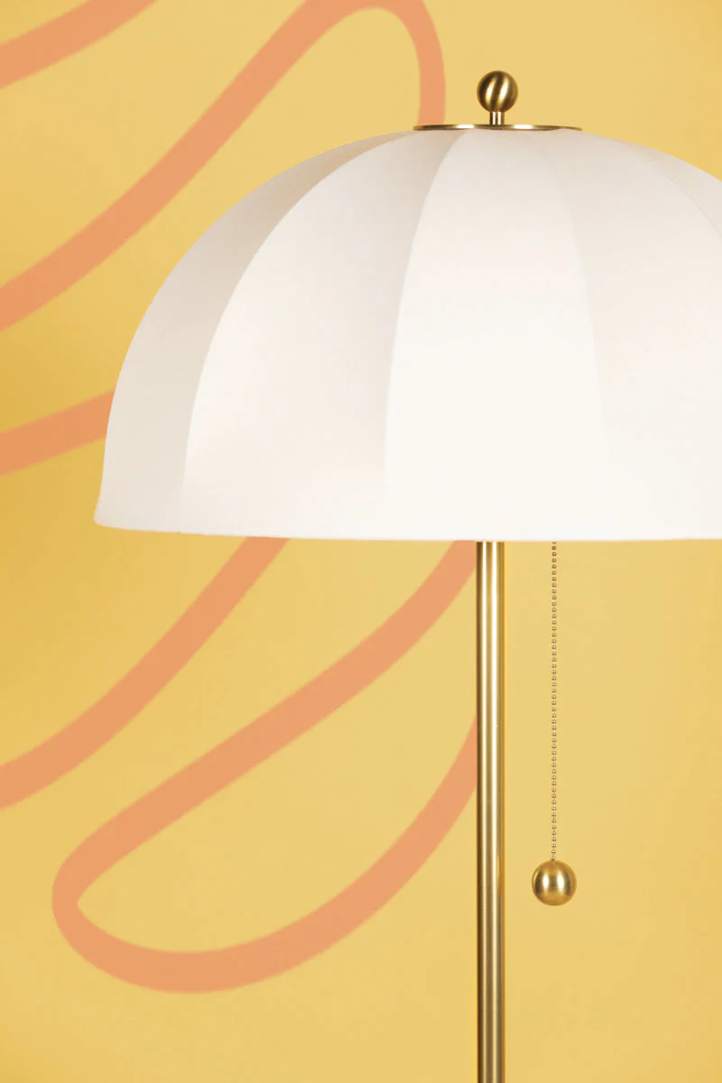 Meshelle 1Lt Flush Mount - Brass - Image 3