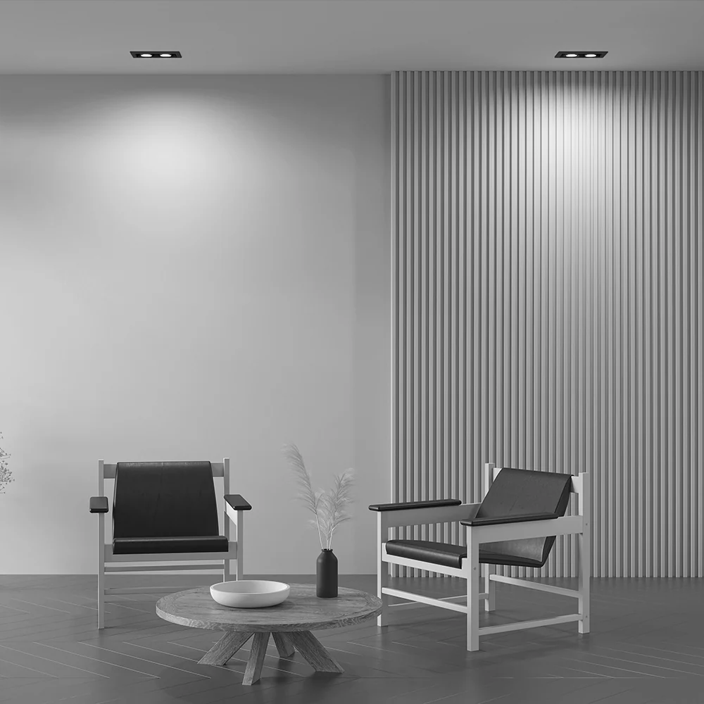 Metal Modern GU10 Recessed Downlight- Black/ White Finishes - Image 3