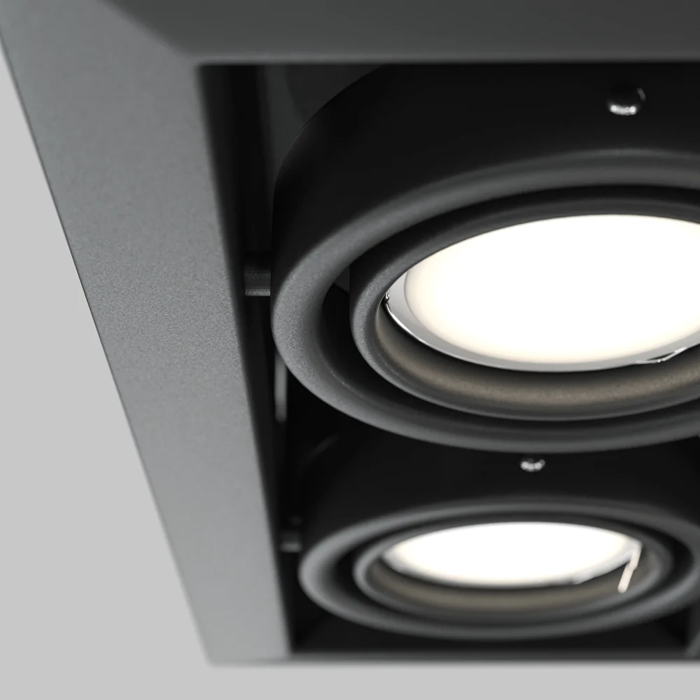 Metal Modern GU10 Recessed Downlight- Black/ White Finishes - Image 4