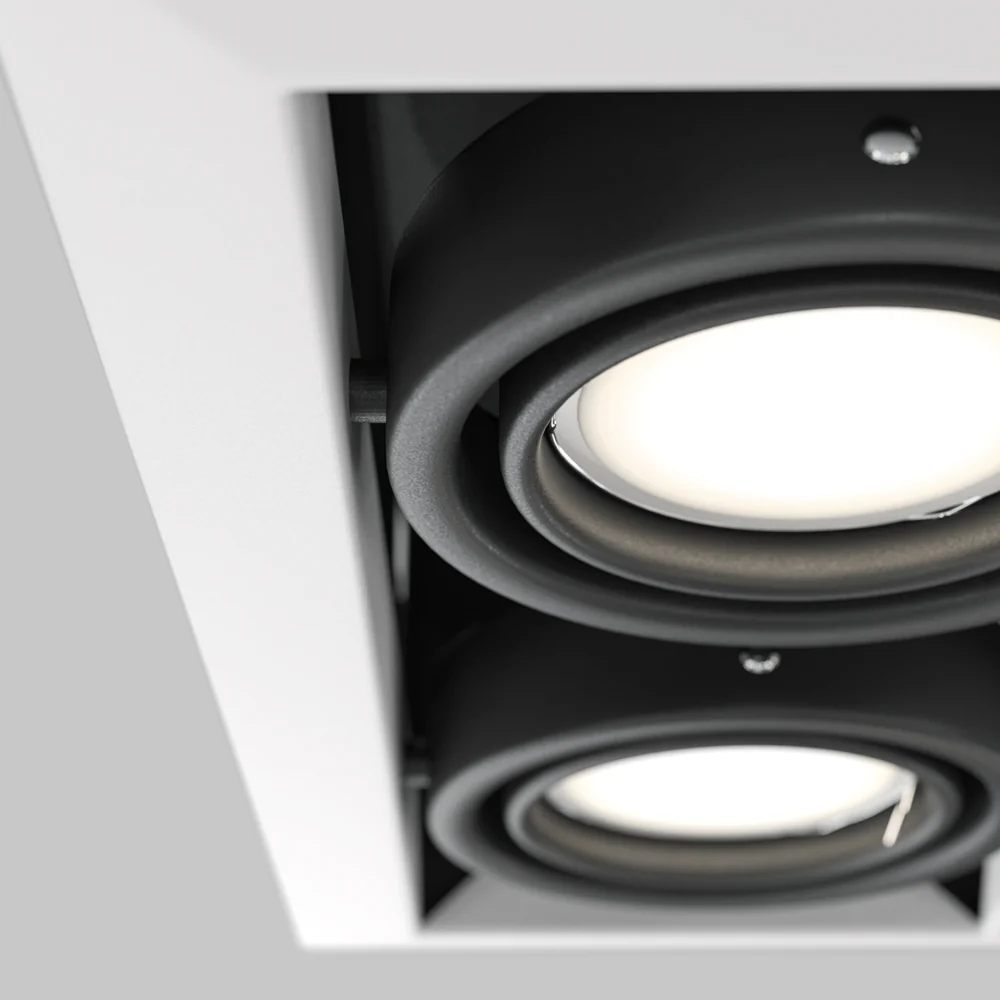 Metal Modern GU10 Recessed Downlight- Black/ White Finishes - Image 9