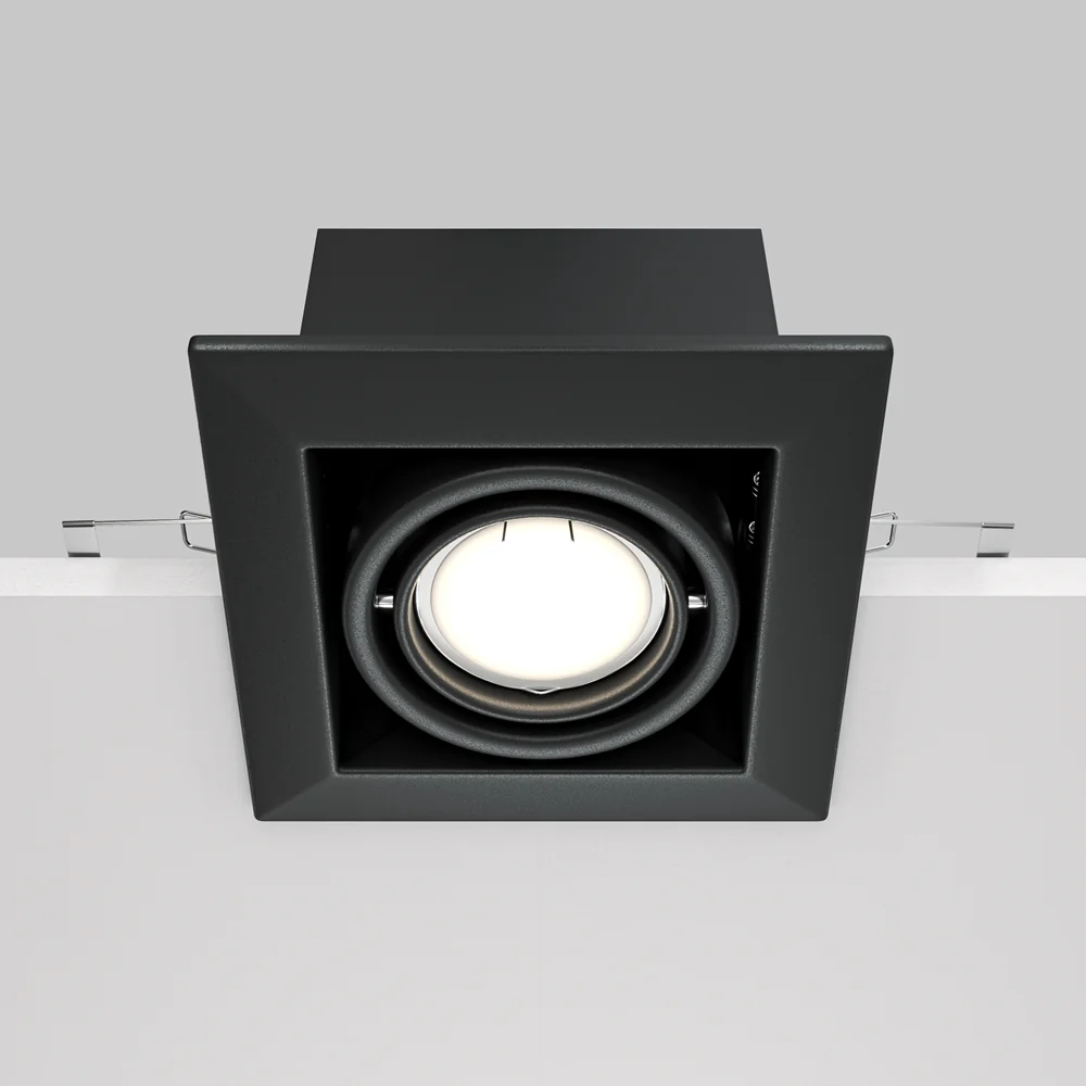 Metal Modern Recessed Light- Black/ White Finish - Image 11