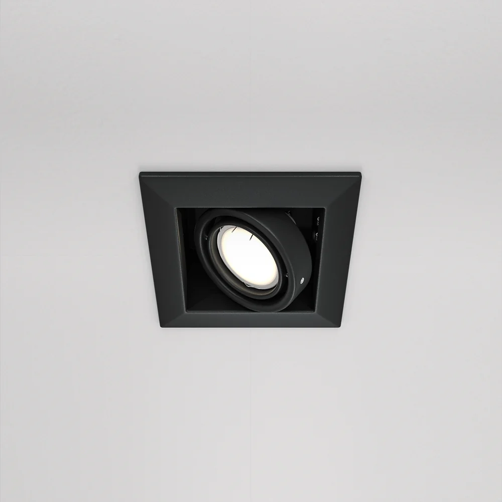 Metal Modern Recessed Light- Black/ White Finish - Image 12