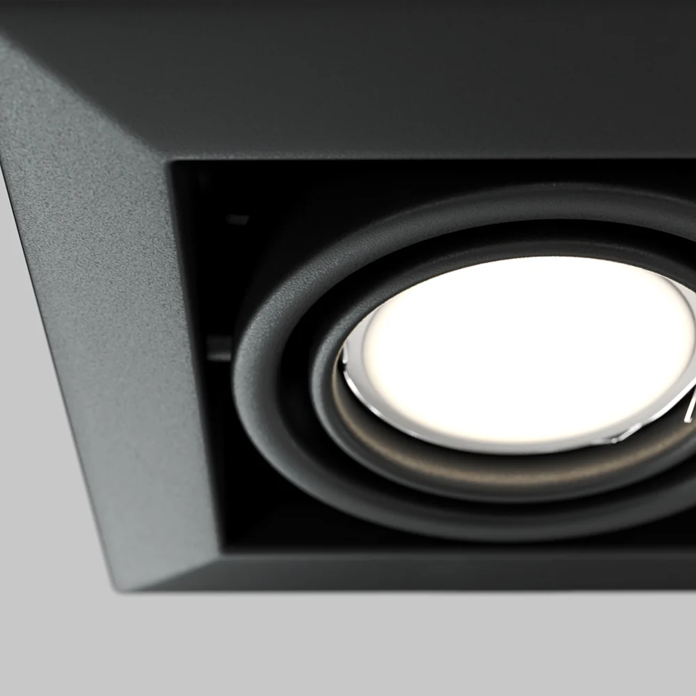 Metal Modern Recessed Light- Black/ White Finish - Image 9