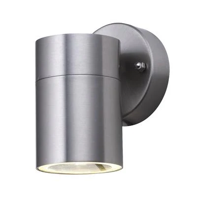 Metro Outdoor Wall Light - Stainless Steel Metal & Glass - Image 4