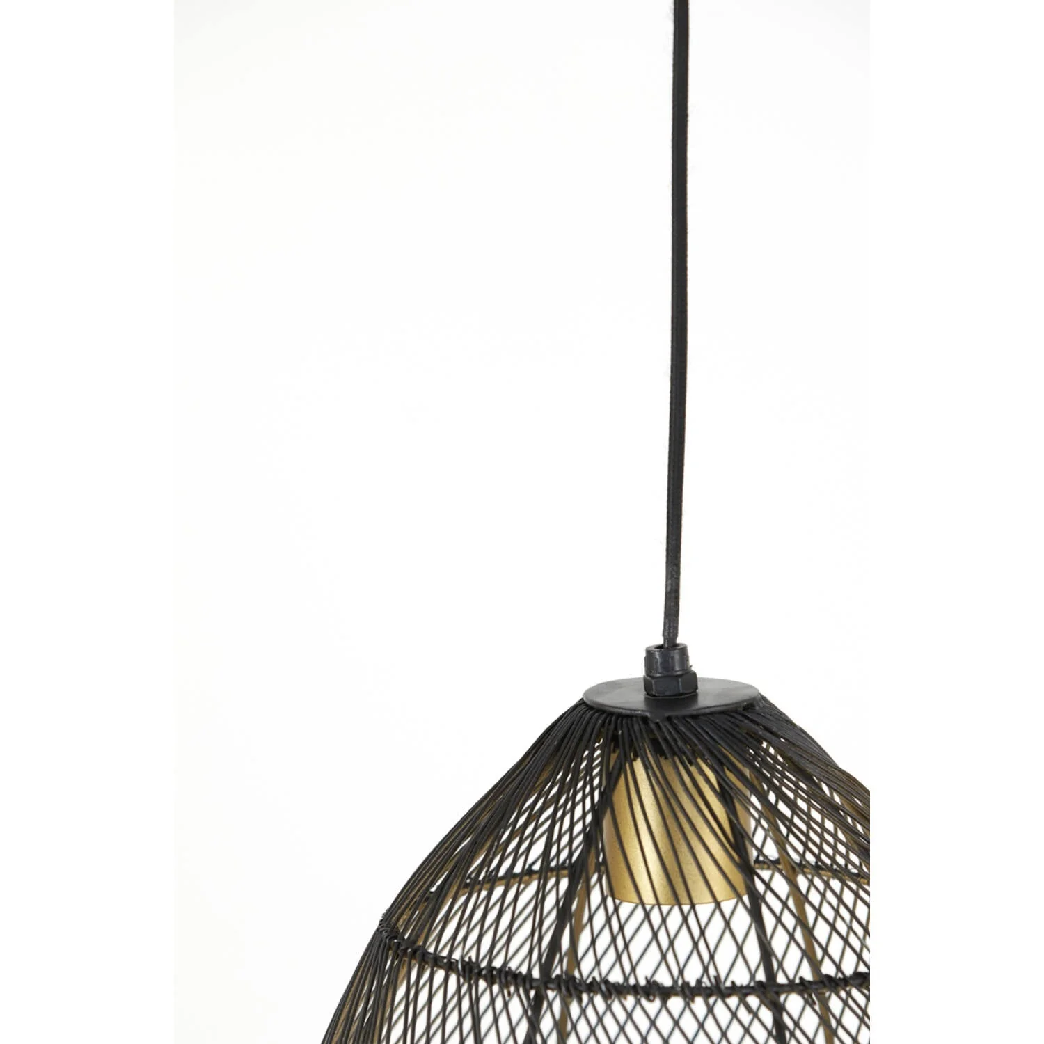 Meya Black Wire Pendant - Medium / Large - Image 6
