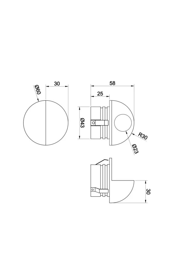 Mezzo Outdoor Up/Down IP54 3000K LED Light - Image 4