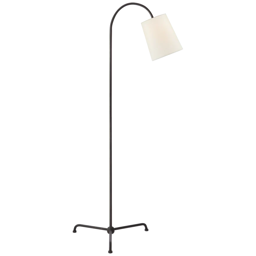 Mia Floor Lamp-Aged Iron/ Gilded Iron Finishes - Image 2