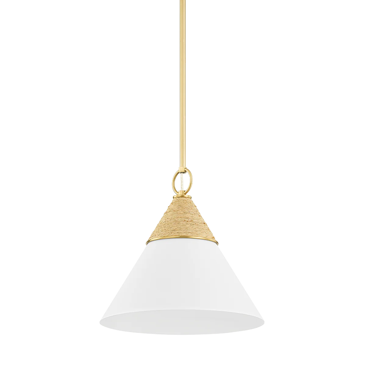Mica 1Lt Pendant - Brass - Image 2