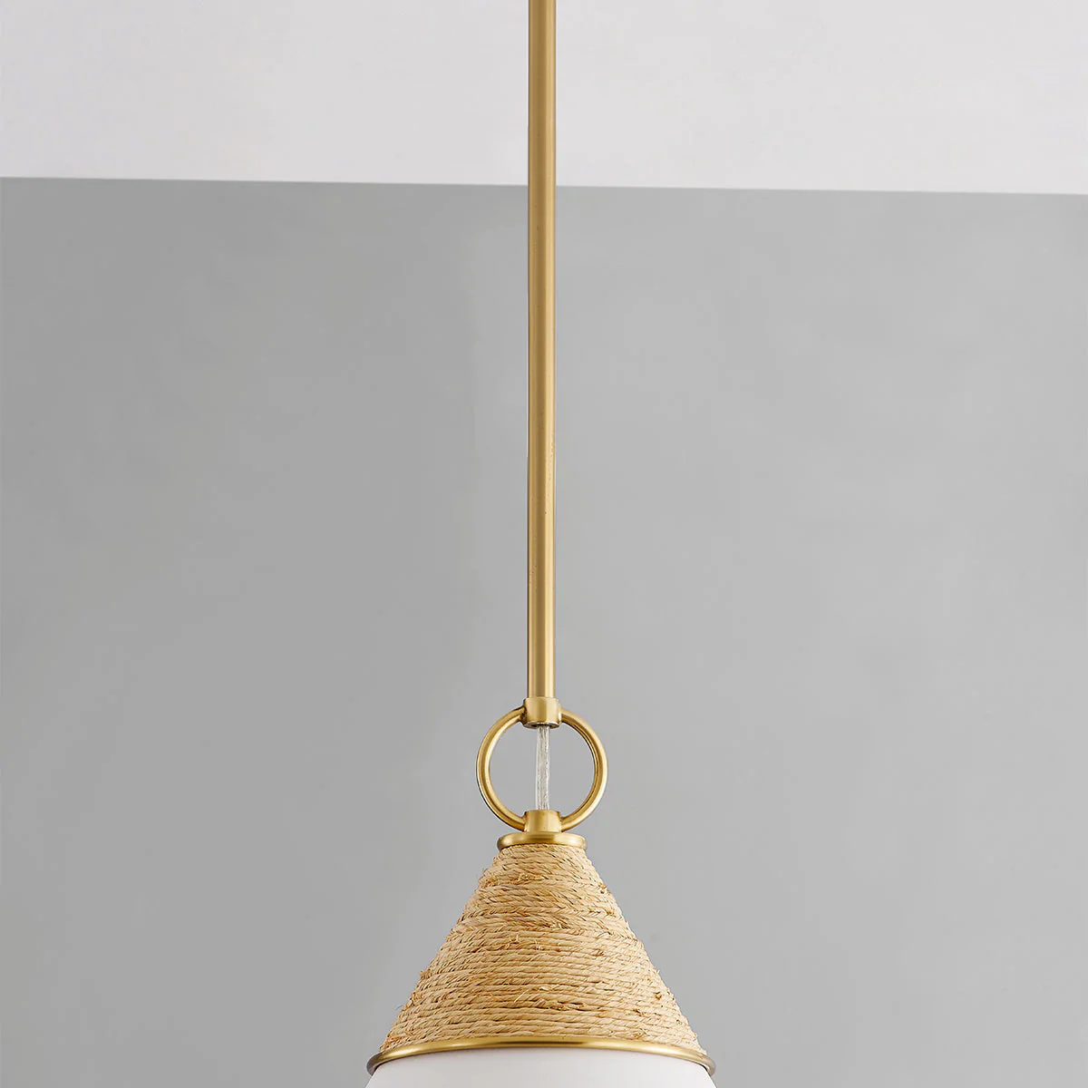 Mica 1Lt Pendant - Brass - Image 4