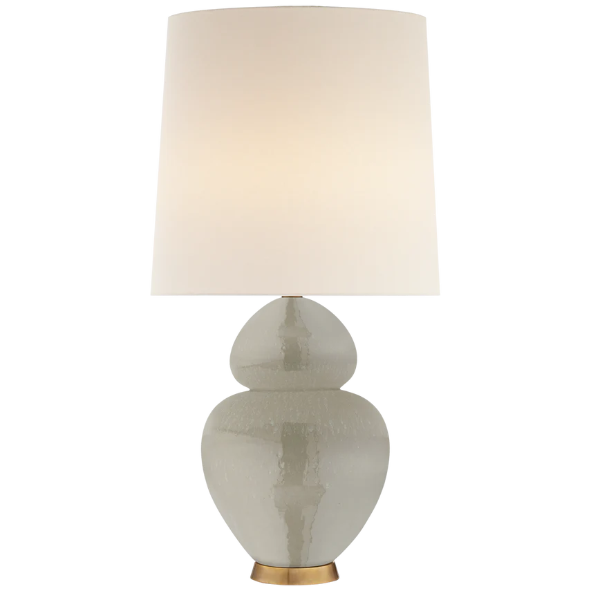 Michelena Table Lamp - Chalk White/Gray - Image 2