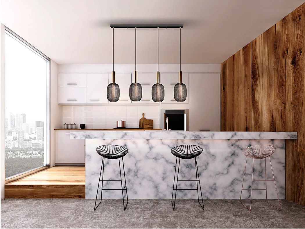 Micron Kitchen Light - Chrome & Gold/Gold & Black Finish - Image 7