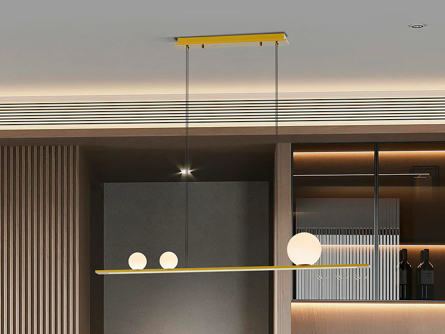 Mila Island Light- Golden/ Black Finishes - Image 2