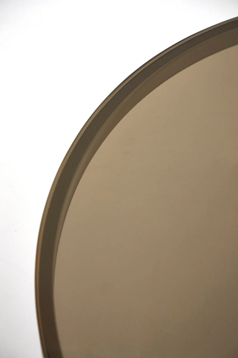 Milagro Coffee Table - Brown Glass & Light Gold Finish - Image 6