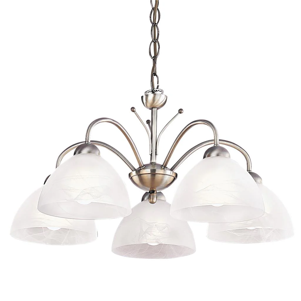 Milanese 3/5Lt Multi-Arm Pendant - Antique Brass  Finish - Image 6