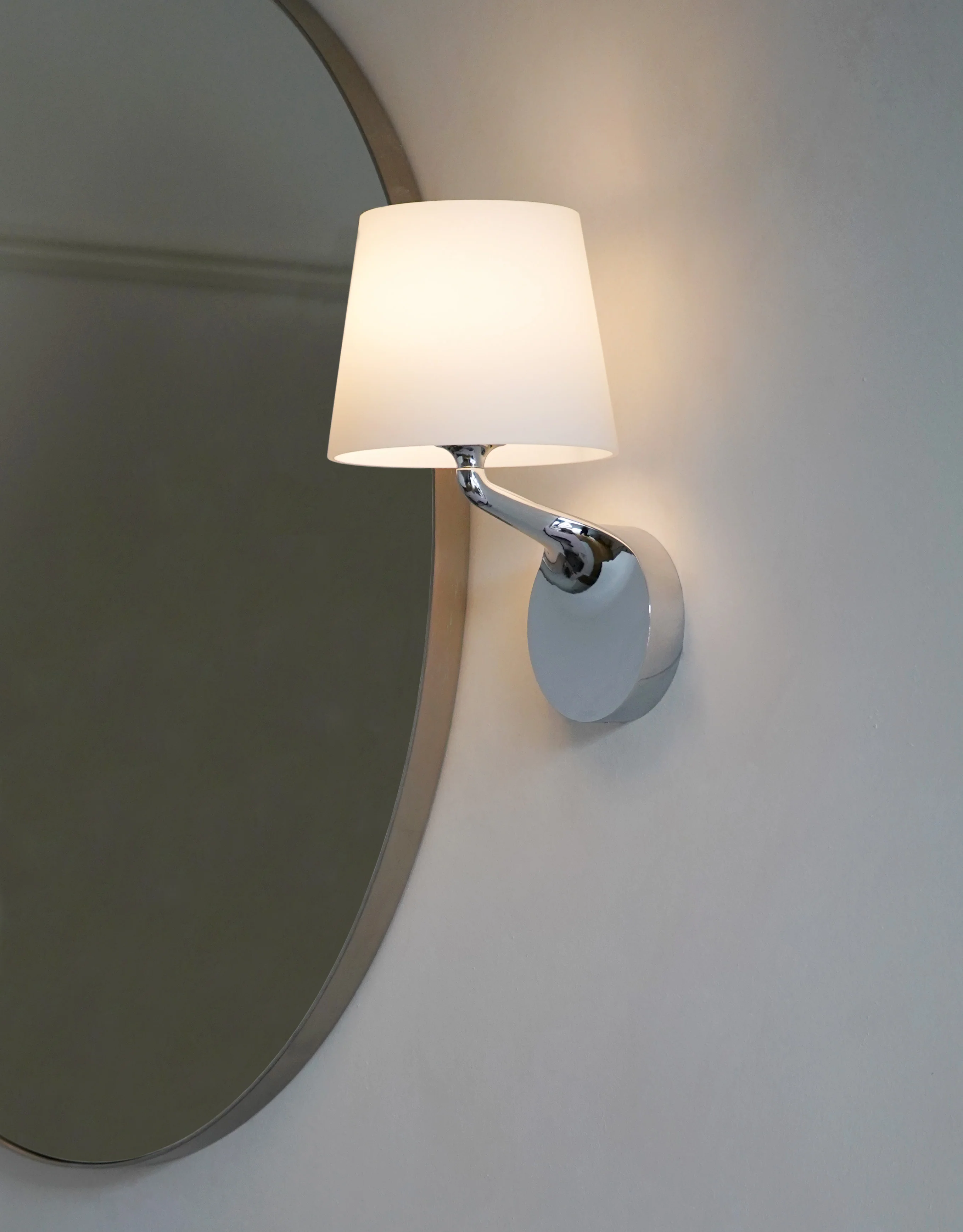 Millie Bathroom Wall Light- Polished Chrome/ Matt Black/ Antique Brass - Image 10