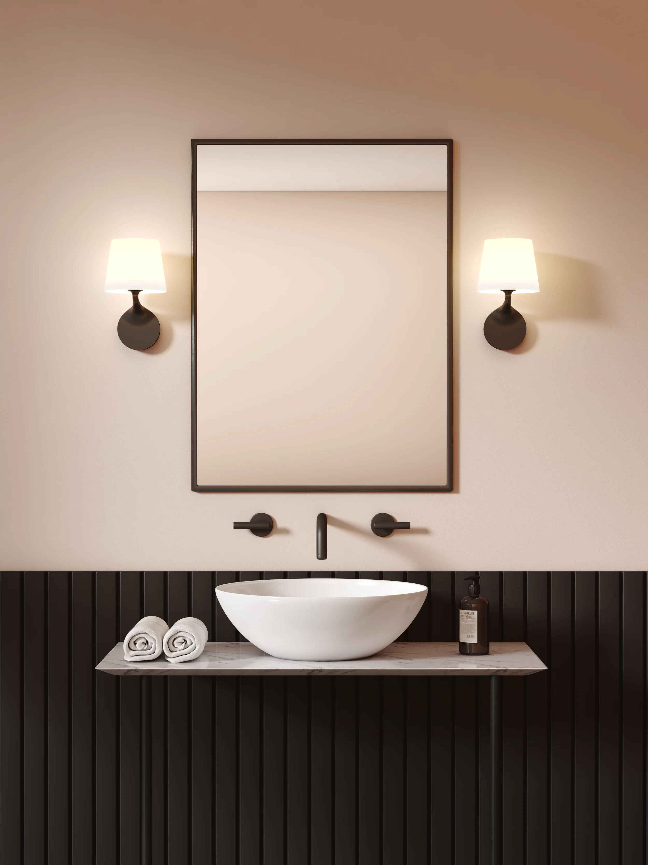 Millie Bathroom Wall Light- Polished Chrome/ Matt Black/ Antique Brass - Image 15