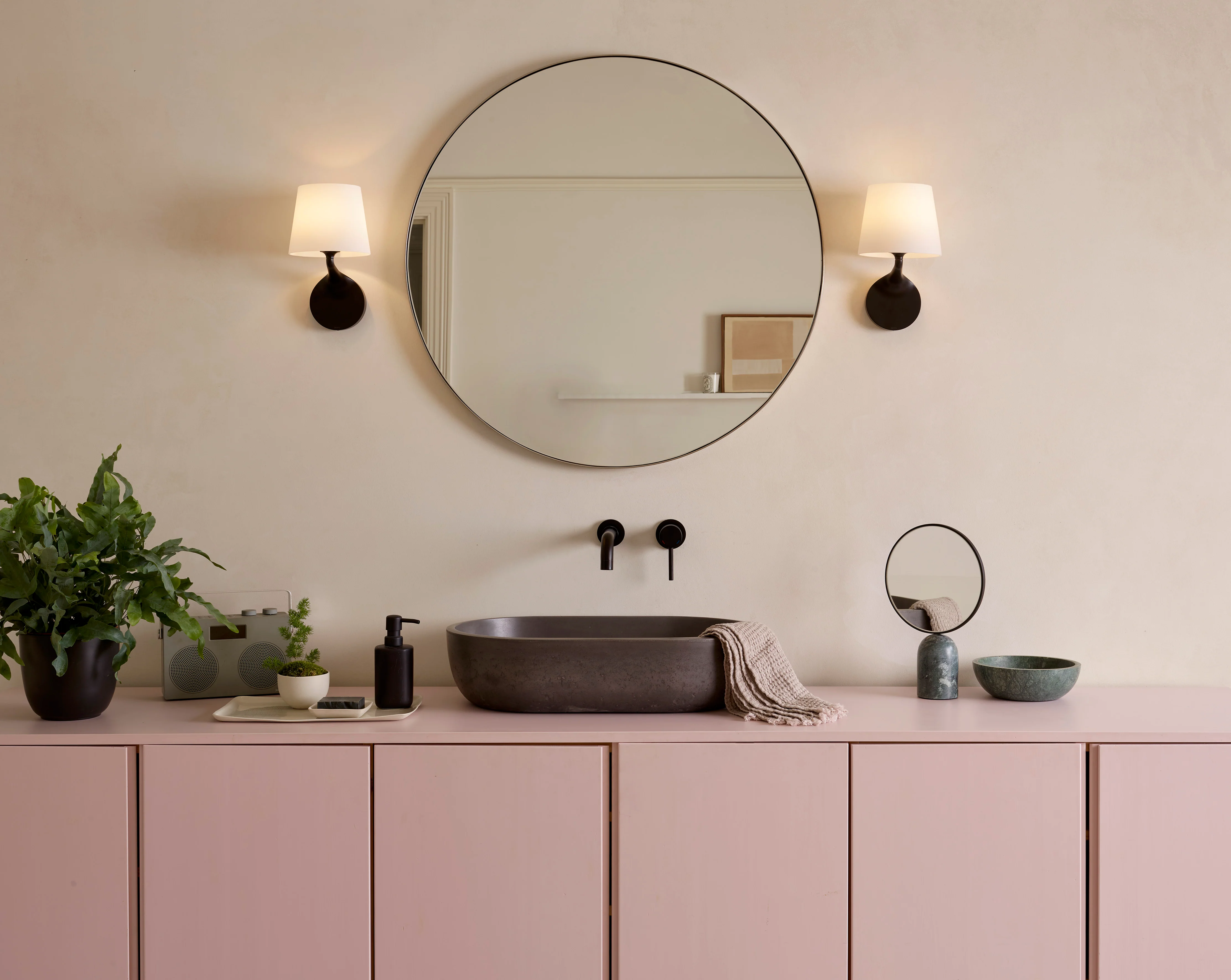 Millie Bathroom Wall Light- Polished Chrome/ Matt Black/ Antique Brass - Image 18