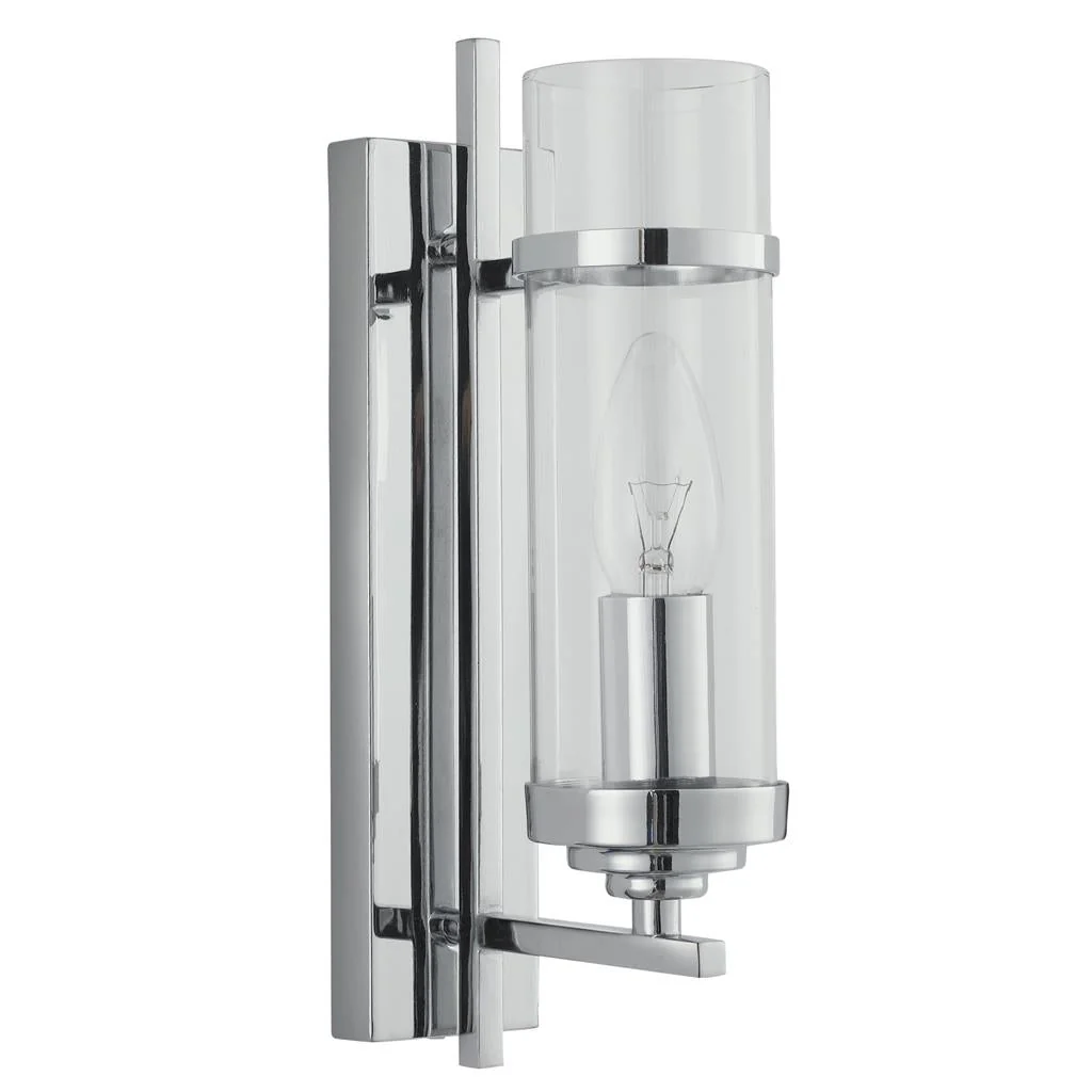 Milo 1Lt Wall Light, Chrome - Promotional Offer - Image 2