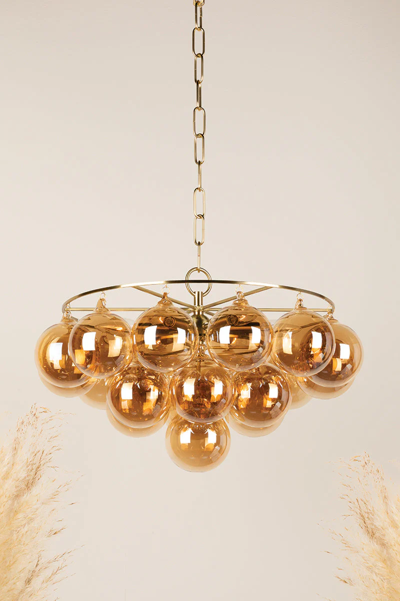 Mimi 6/9Lt Chandelier - Aged Brass - Image 3