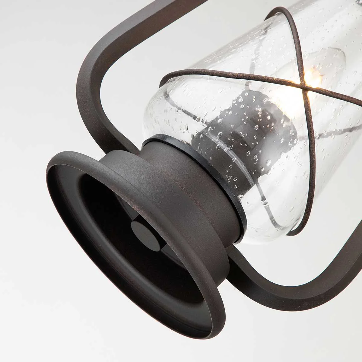 Miners 1 Light Chain Lantern - Old Bronze IP44 E27 - Image 2