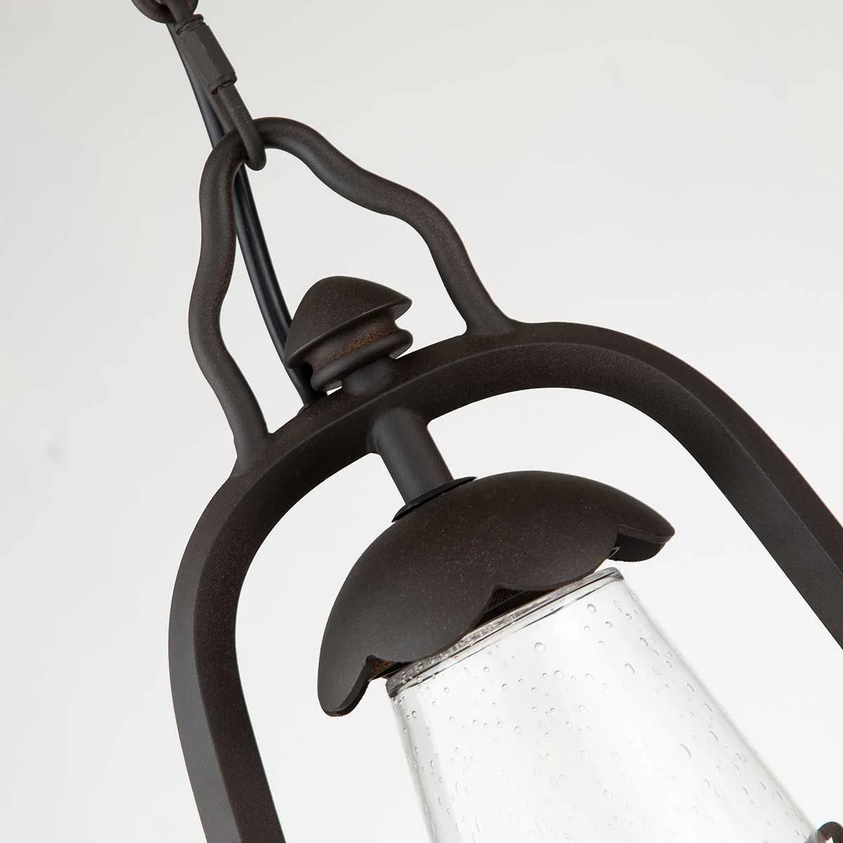 Miners 1 Light Chain Lantern - Old Bronze IP44 E27 - Image 4