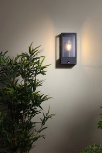Minerva PIR Box Lantern - Black/ Anthracite Finish - Image 3