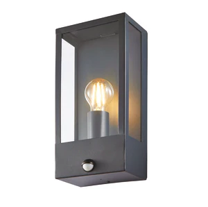 Minerva PIR Box Lantern - Black/ Anthracite Finish - Image 4