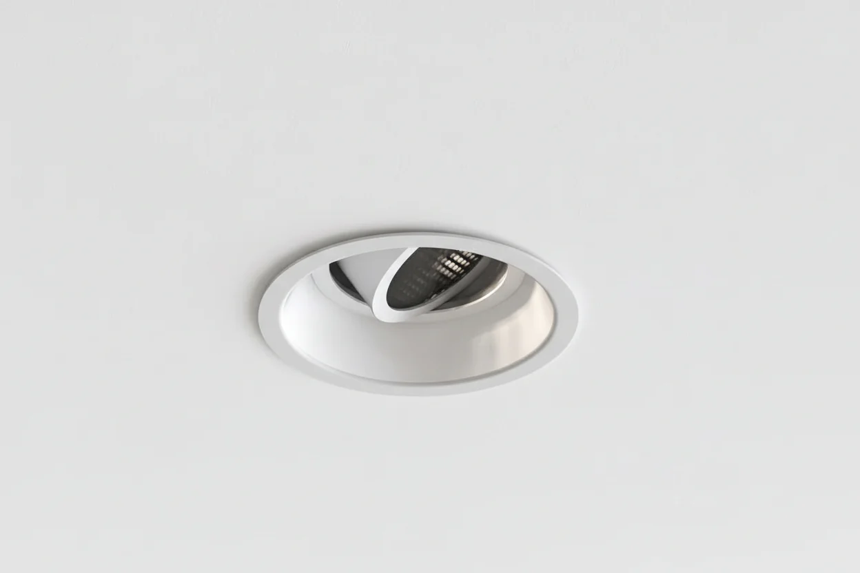 Minima Adjustable Round/Square Downlight - Black/White - Image 3