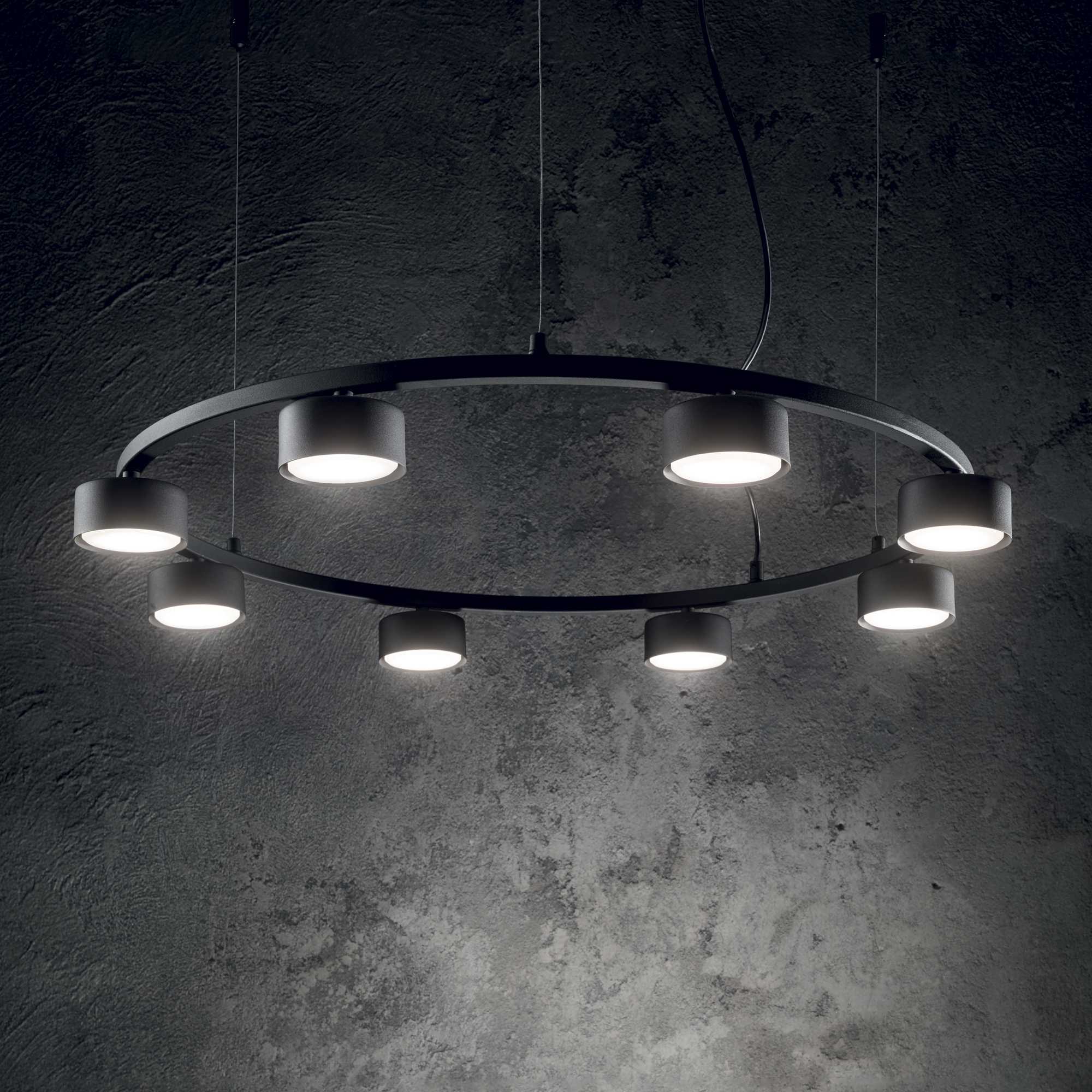 Minor LED Centre Ceiling Light - Black Finish - Image 3