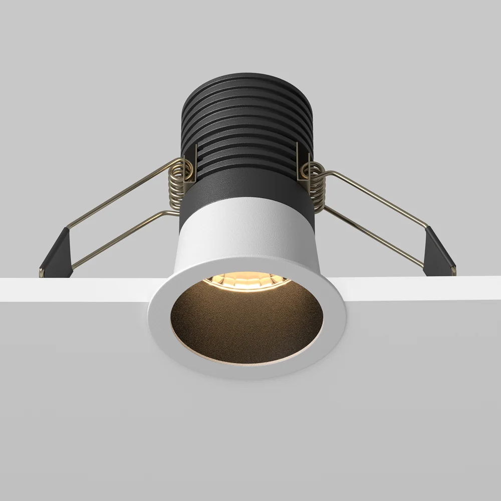 Minor Recessed Downlight- Black & White Finish - Image 10