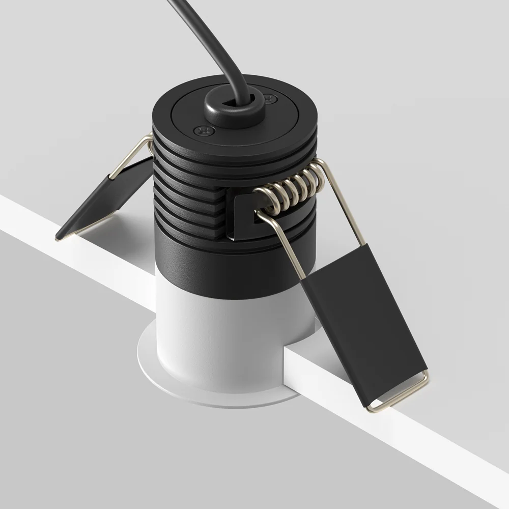 Minor Recessed Downlight- Black & White Finish - Image 7