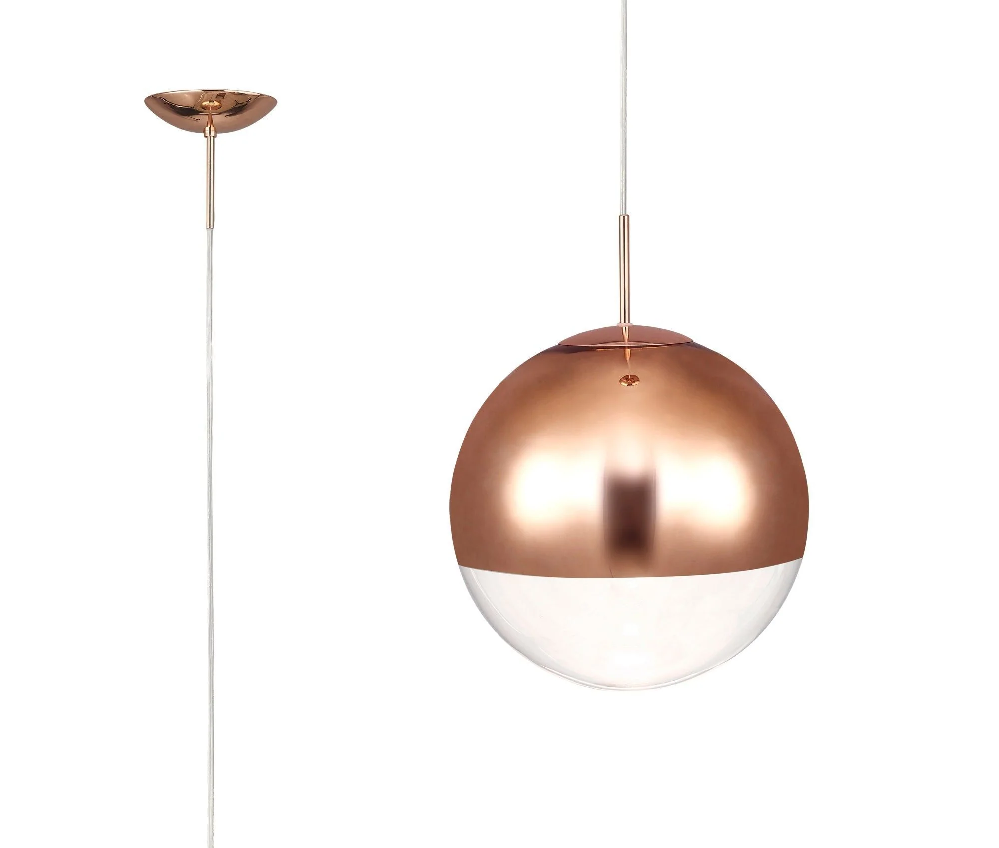 Miranda Pendant Ceiling Light - Various Sizes & Finishes - Image 3