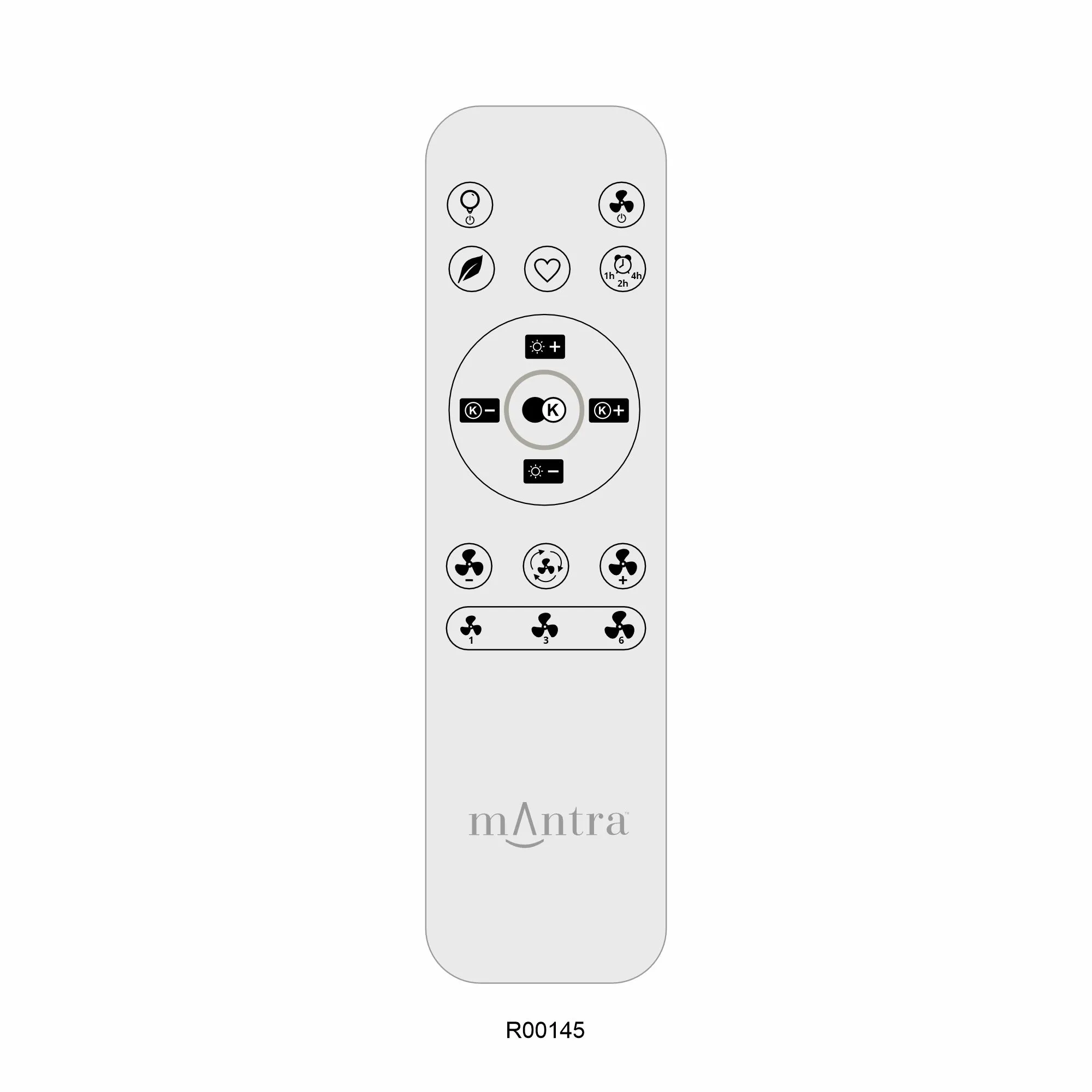Mistral LED Light Fan W/ Remote Control - Various Colours - Image 7