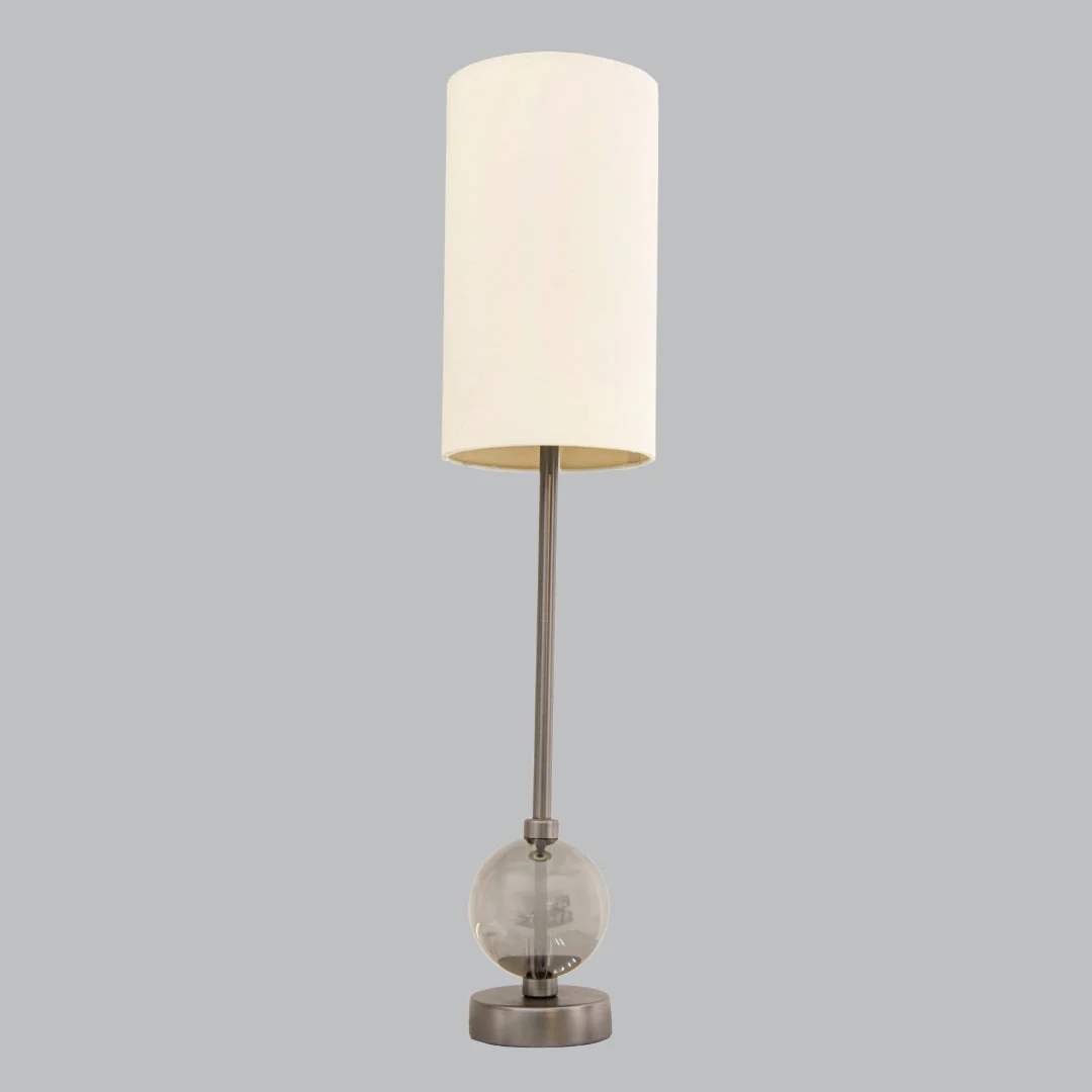 Jarama Marble Table Lamp Brass/Gun Metal E14 - Image 2