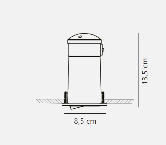 Mixit Downlight Brushed steel - Image 3