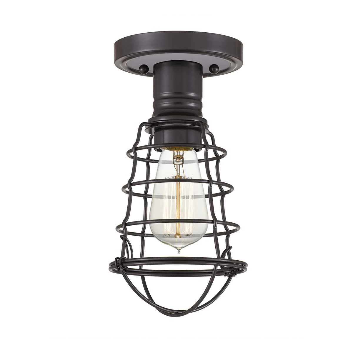 Mixon 1 Light Semi-Flush - In Various Finishes - Image 11