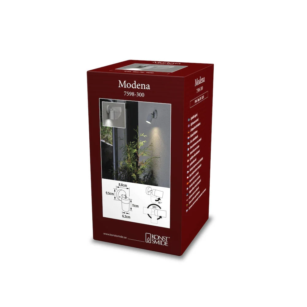 Modena Adjustable Wall Light GU10 IP44 - Various Colours - Image 11