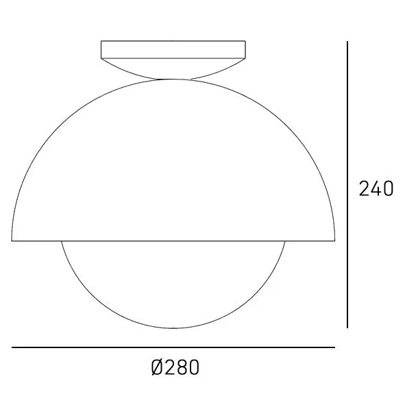 Modena Flush Ceiling Light - Image 3