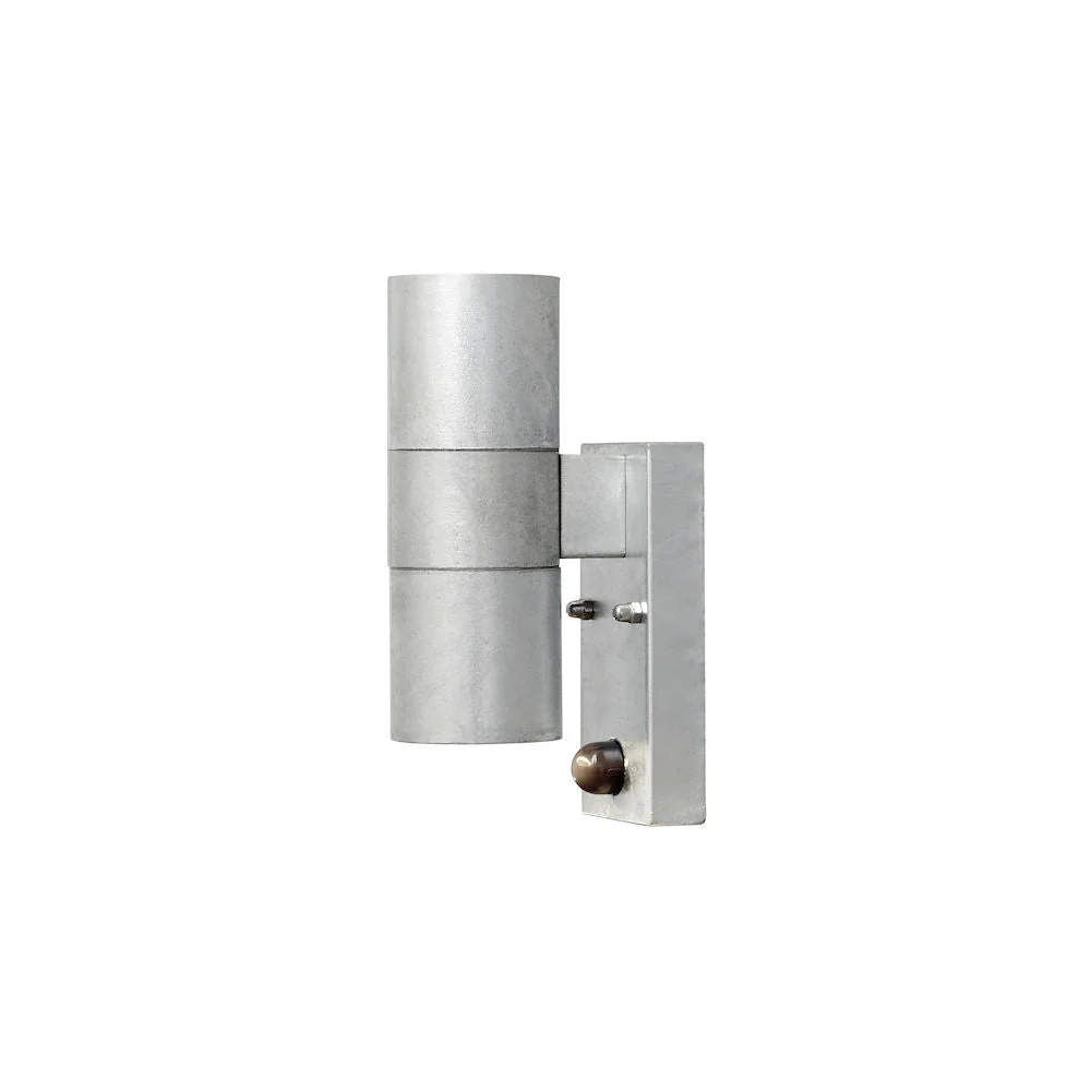 Modena Single/Double Wall Light GU10 IP44 PIR - Various Finishes - Image 3