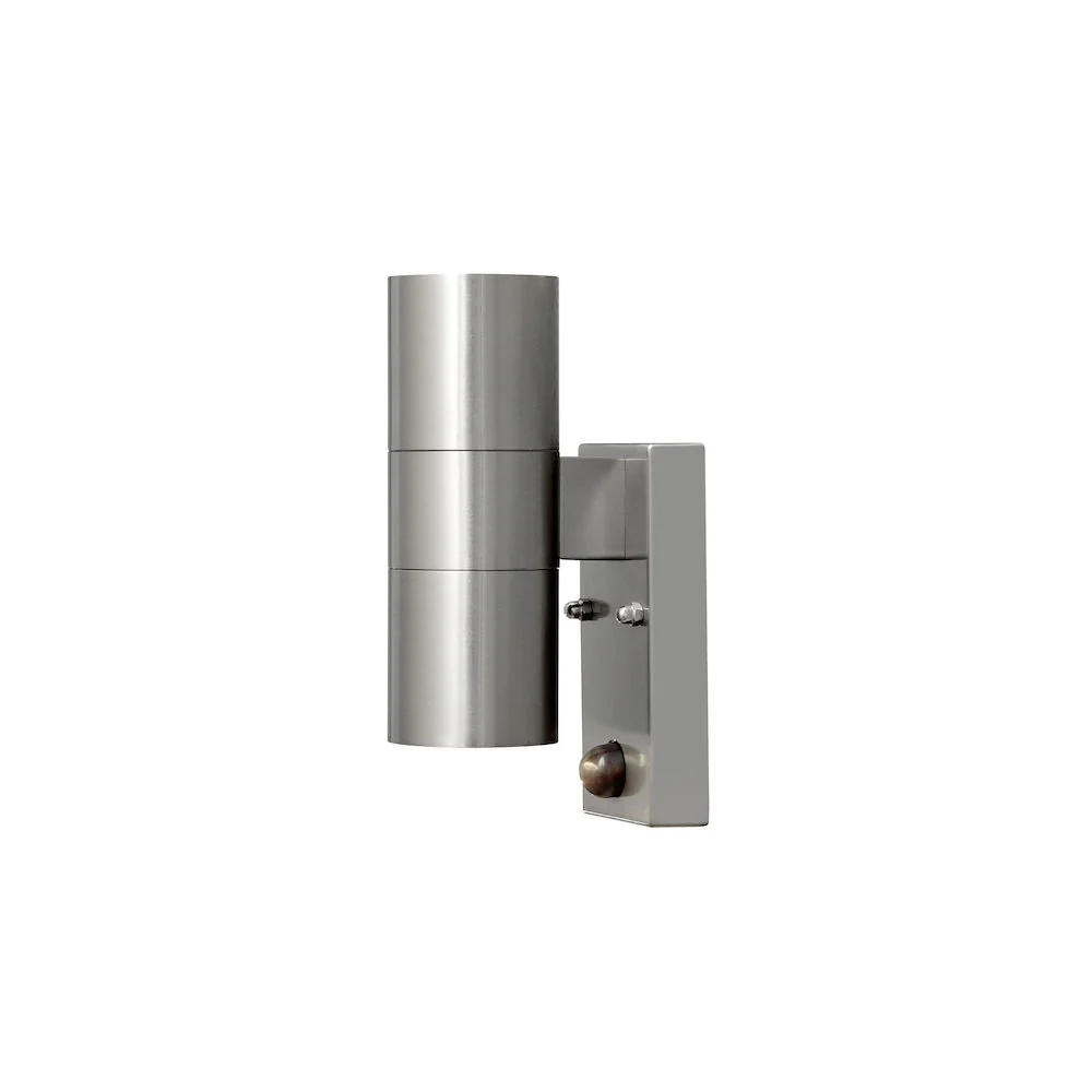 Modena Single/Double Wall Light GU10 IP44 PIR - Various Finishes - Image 4