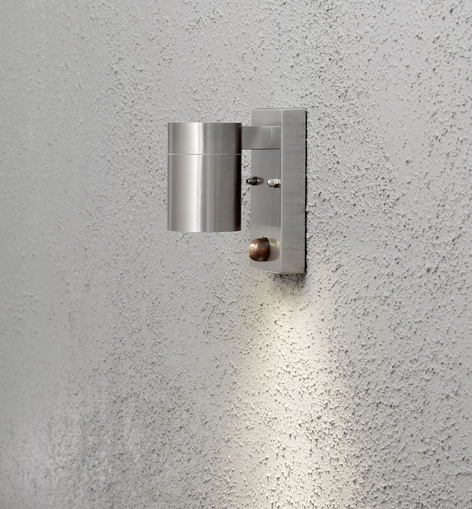 Modena Single/Double Wall Light GU10 IP44 PIR - Various Finishes - Image 6