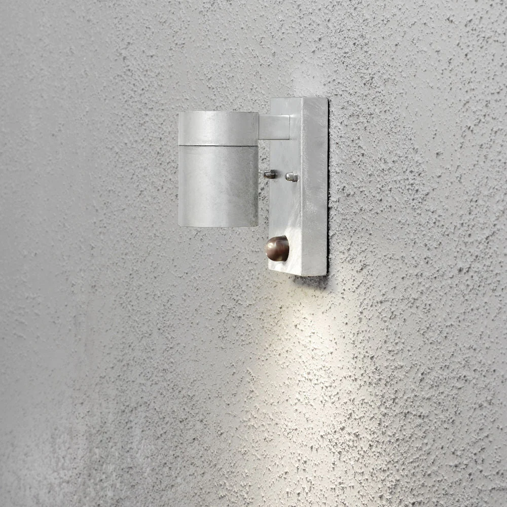 Modena Single/Double Wall Light GU10 IP44 PIR - Various Finishes - Image 7