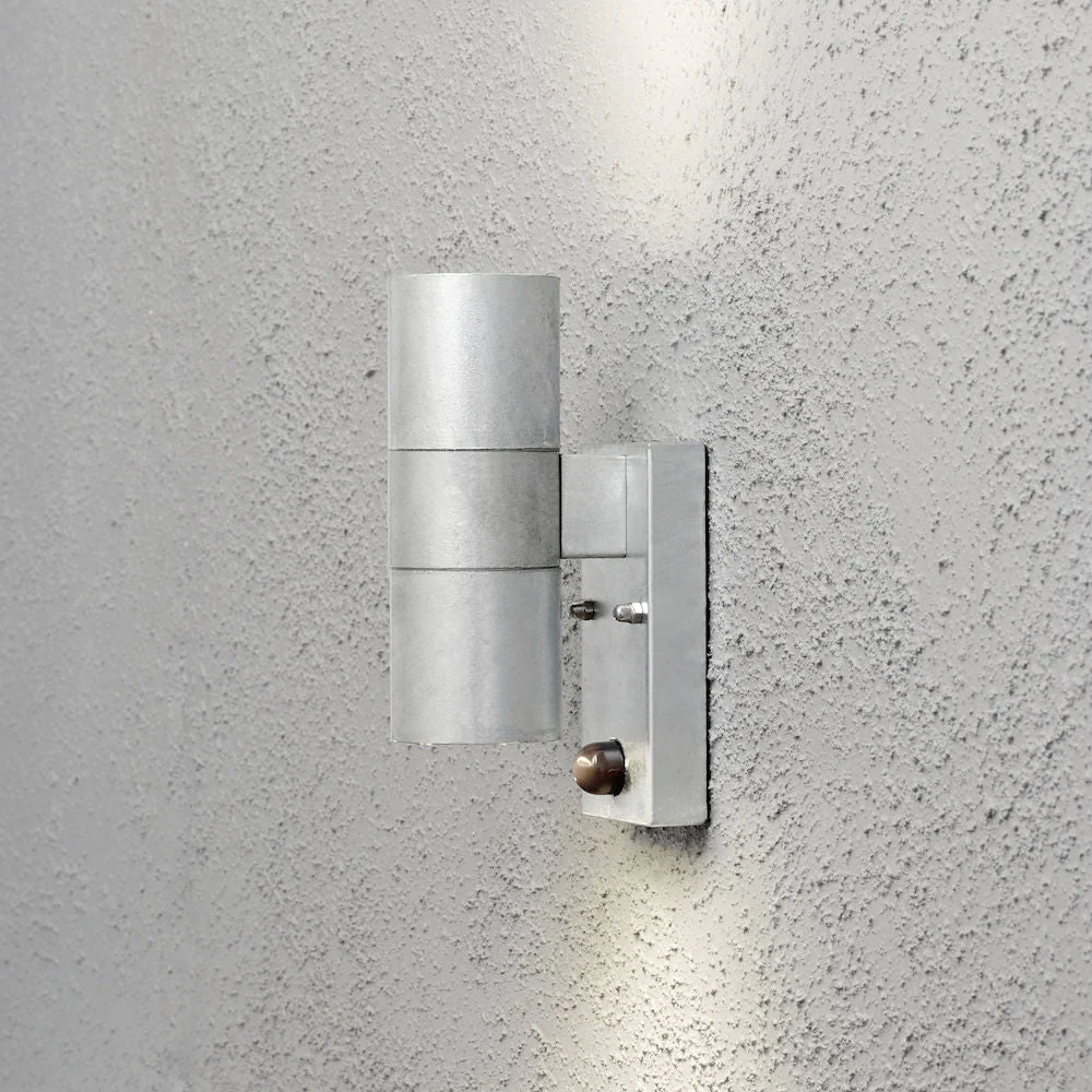Modena Single/Double Wall Light GU10 IP44 PIR - Various Finishes - Image 8