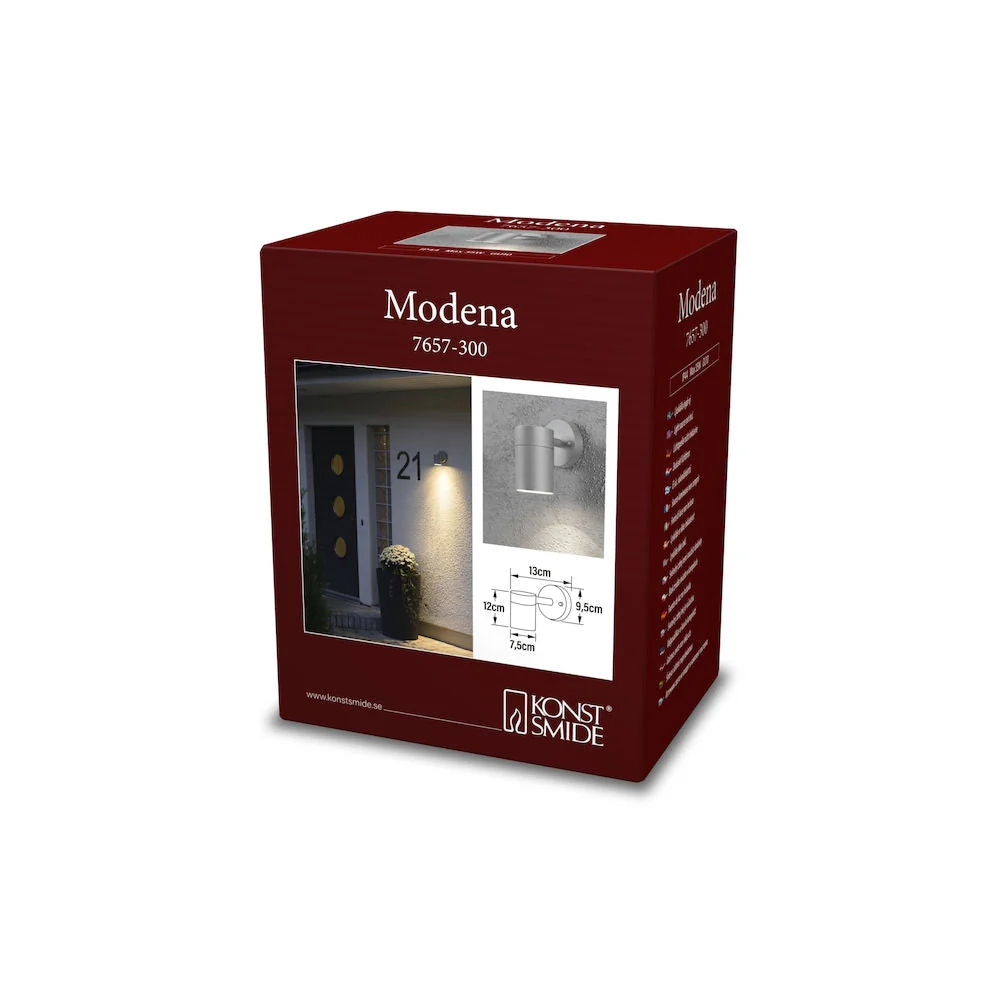 Modena Small/Medium Wall Light Various Finish GU10 IP44 - Image 20
