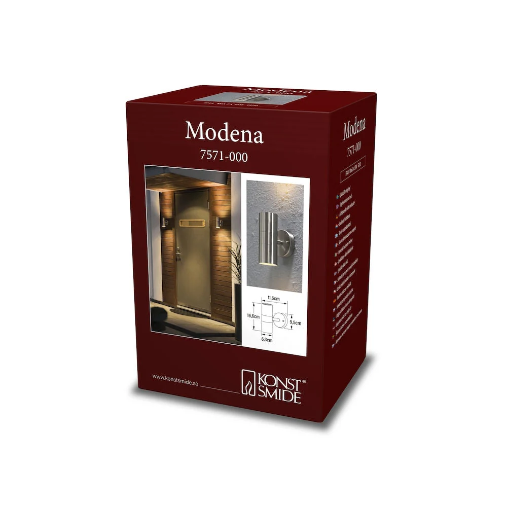Modena Up & Down Light GU10 IP44 - Various Colours - Image 17