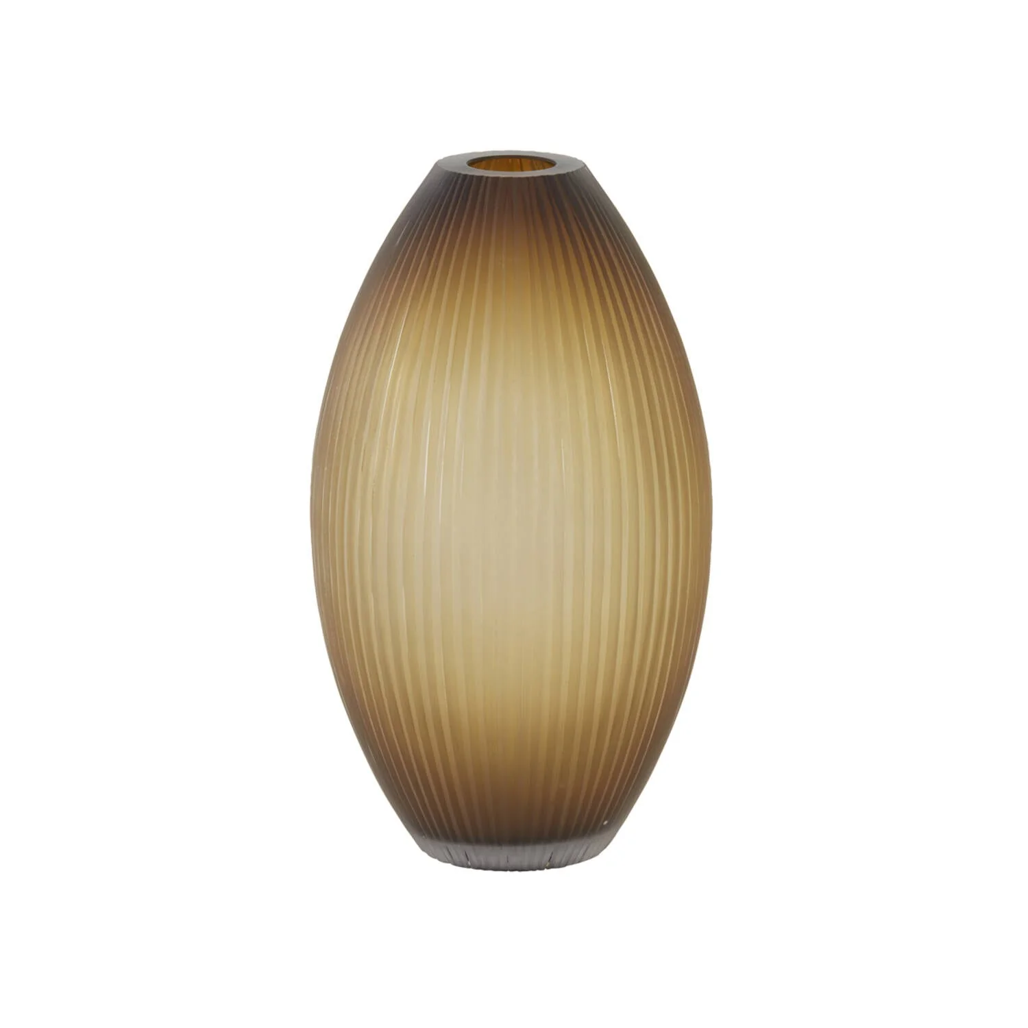 Molexa Vase Glass Matt Dark Brown - Image 2