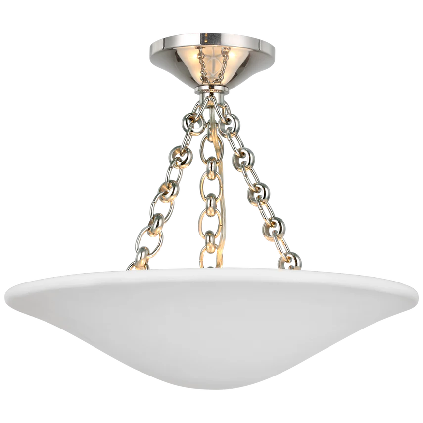 Mollino 16" Semi Flush Mount - Various Colours - Image 3