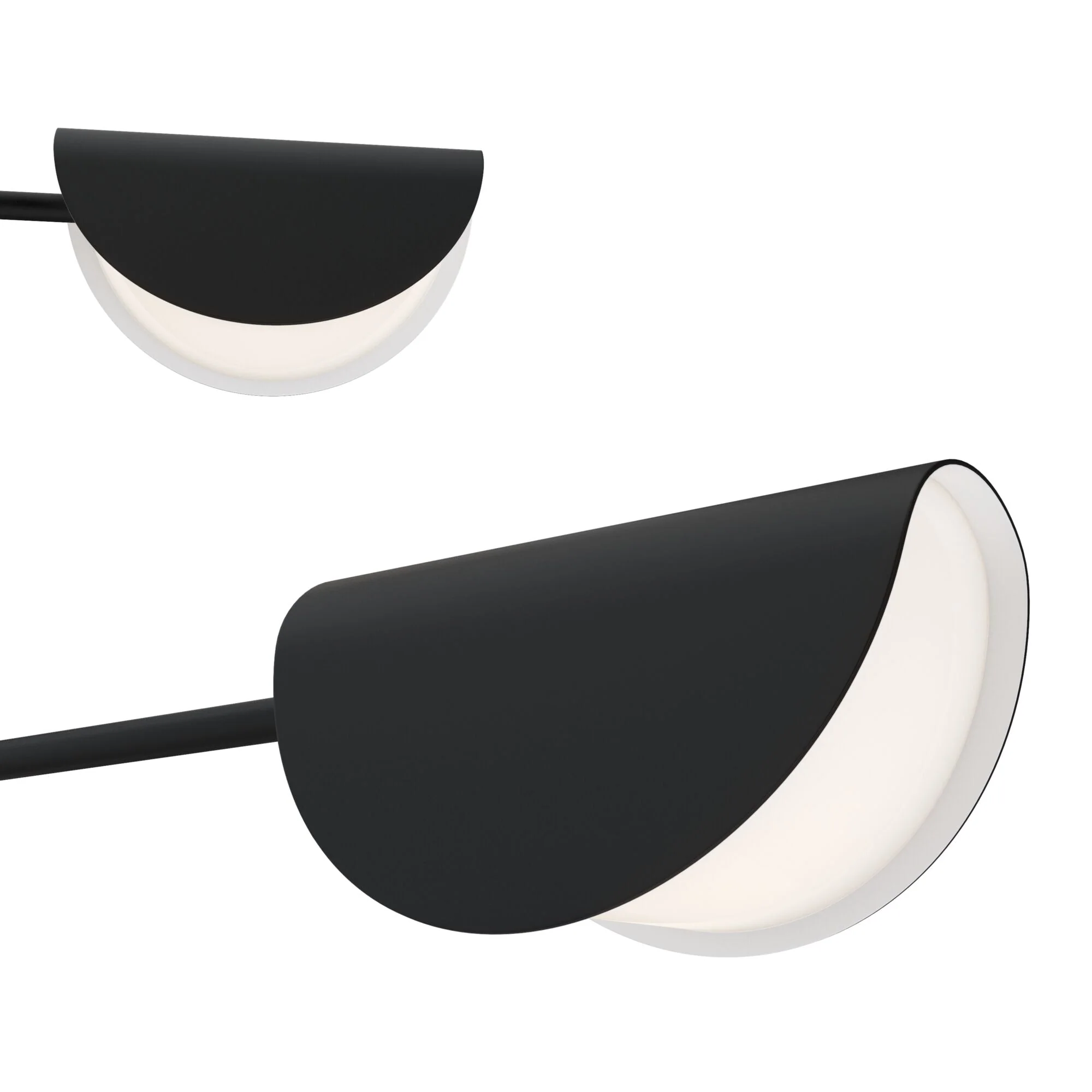 Mollis Centre Ceiling Light - Black Finish - Image 3