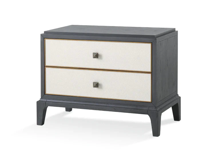 Monaco 1/2 Drawer Bedside Grey - Finish - Image 2